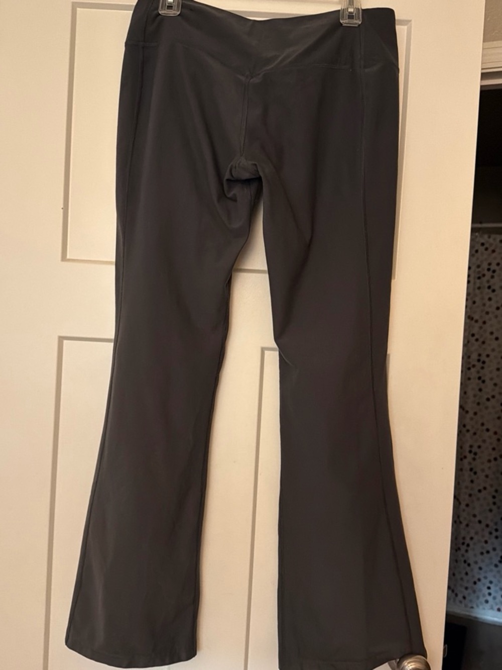 Nike Grey Wide-Leg Track Pants with Subtle Swoosh - Picture 2 of 2
